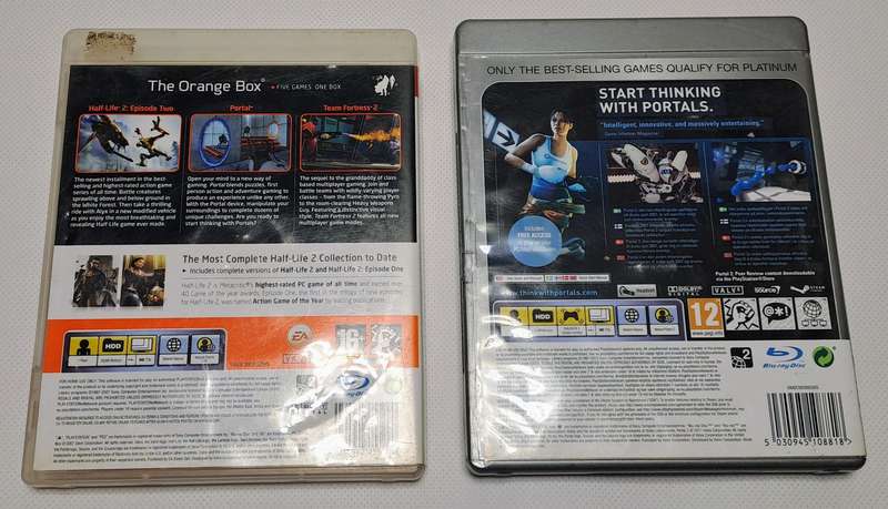 Best of Valve PS3 Games Bundle (The Orange Box & Portal 2) - Sony PlayStation 3 / PS3 Games