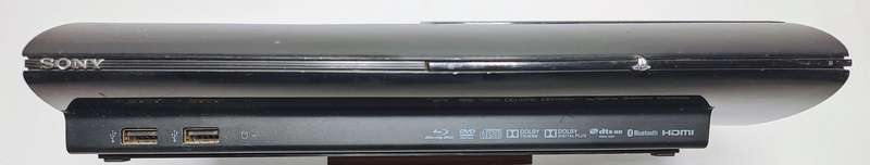 Sony PlayStation 3 / PS3 Super Slim Console (500GB)(CECH-4204A) with Controller & Games
