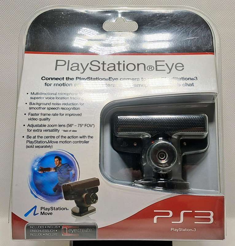 Sony PlayStation Eye Camera for PlayStation 3 / PS3 with EyeCreate Game (Sealed)