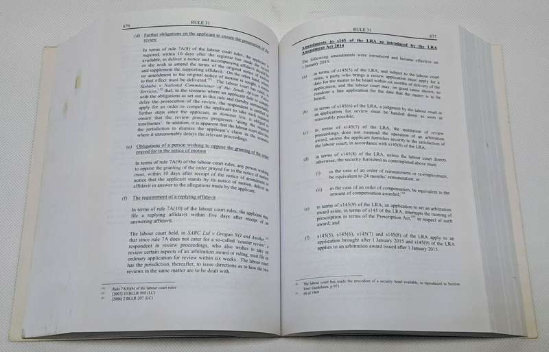 CCMA Rules: Including Rules of Various Courts - Fourth Edition by Brian van Zyl