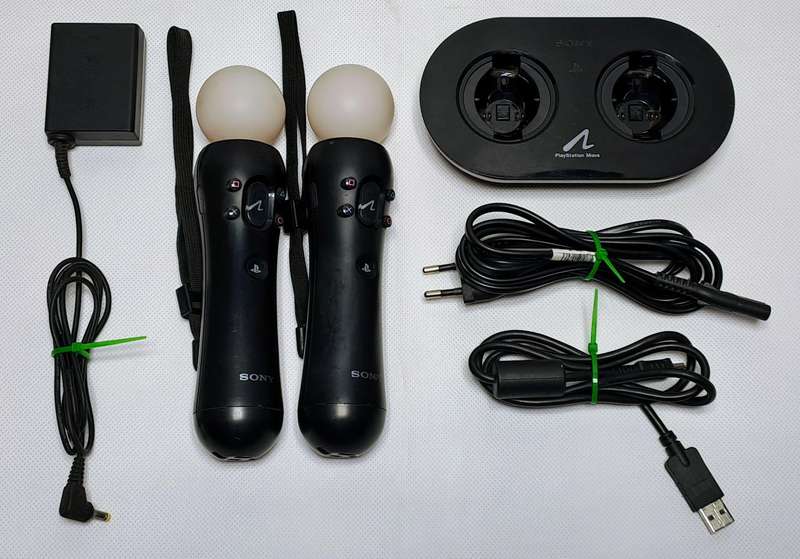 Sony PlayStation Move Controller Twin Pack with Charging Dock for PS3 / PS4 / PSVR (Free Shipping)