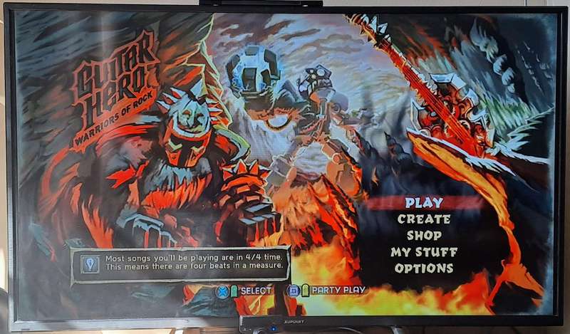 Guitar Hero: Warriors of Rock Bundle for Sony PlayStation 3 / PS3  Guitar + Receiver + Game (Rare)