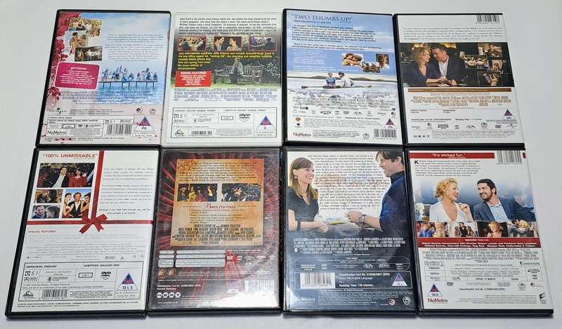 Romantic Comedy & Drama DVD Bundle (8 Films)  Mamma Mia!, Notting Hill, The Notebook & More