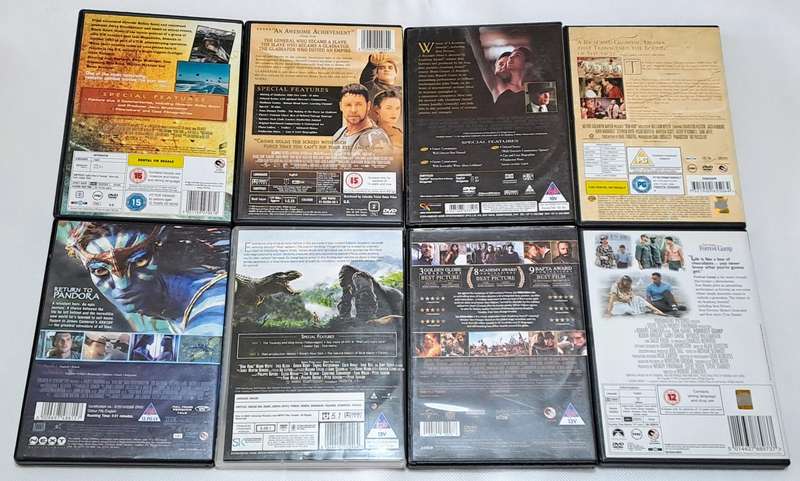 Award-Winning Epics DVD Bundle (8 Films)  Gladiator, Forrest Gump, Avatar & More