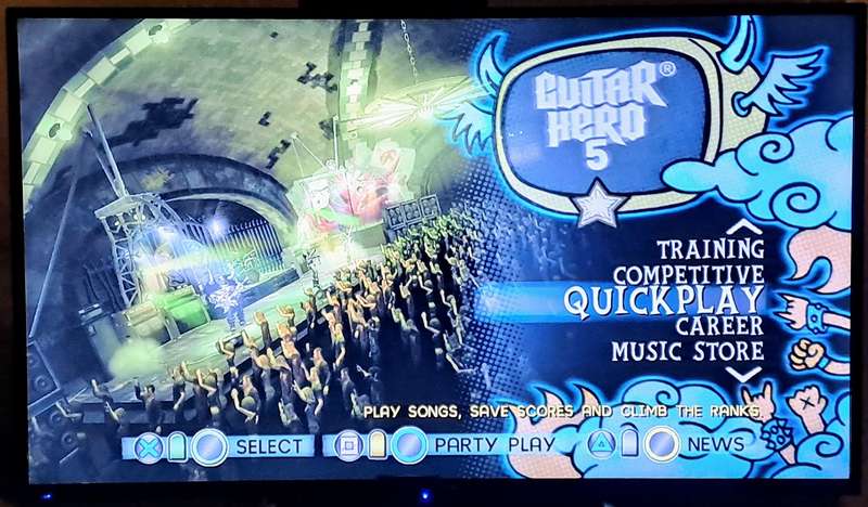 Guitar Hero: Warriors of Rock Bundle for Sony PlayStation 3 / PS3  Guitar + Receiver + 2 Games