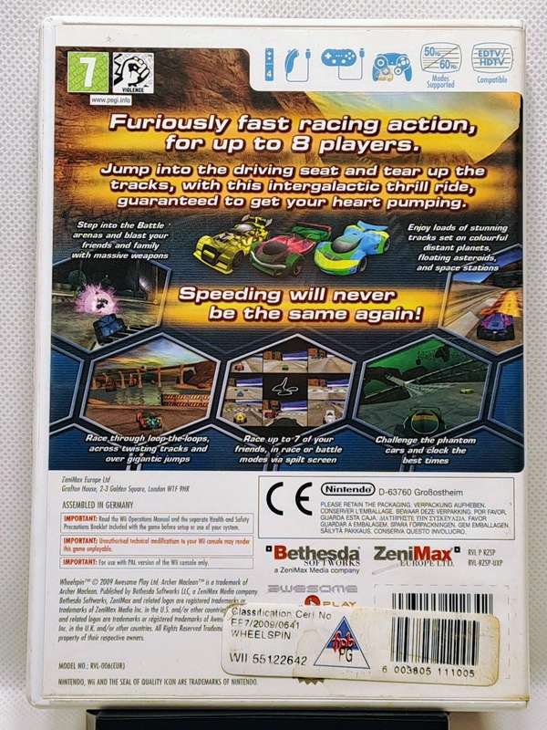 Wheelspin - Nintendo Wii Game