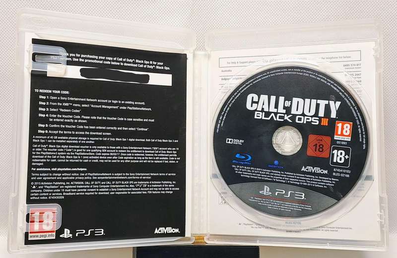 Call of Duty Black Ops III/3 - Sony PlayStation 3 / PS3 Game