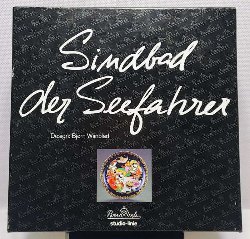 Rosenthal Studio-Line Sindbad der Seefahrer Collectors Plate  Motiv 8 by Bjørn Wiinblad