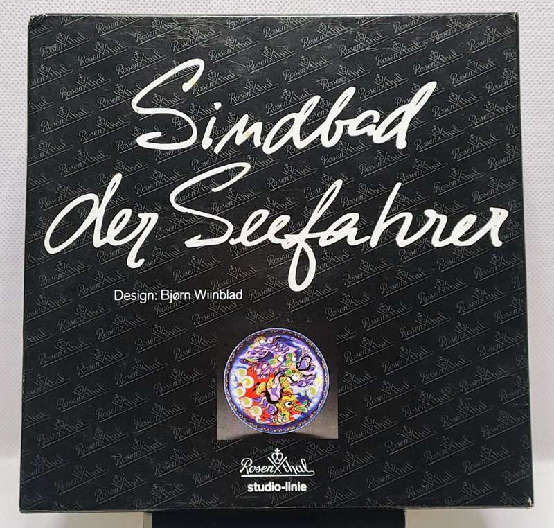Rosenthal Studio-Line Sindbad der Seefahrer Collectors Plate  Motiv 2 by Bjørn Wiinblad