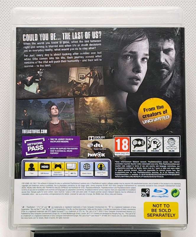 The Last of Us - Sony PlayStation 3 / PS3 Game (Free Shipping)