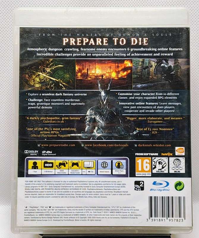 Dark Souls - Sony PlayStation 3 / PS3 Game