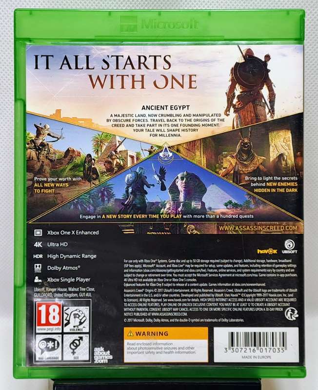 Assassin's Creed Origins - Microsoft Xbox One Game