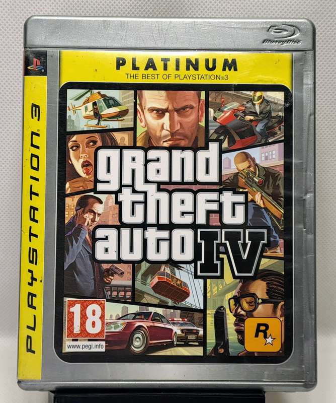 Grand Theft Auto IV (GTA 4) - Sony PlayStation 3 / PS3 Game (Platinum)(Complete)