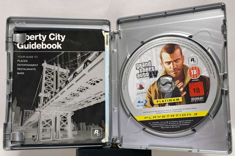 Grand Theft Auto IV (GTA 4) - Sony PlayStation 3 / PS3 Game (Platinum)(Complete)