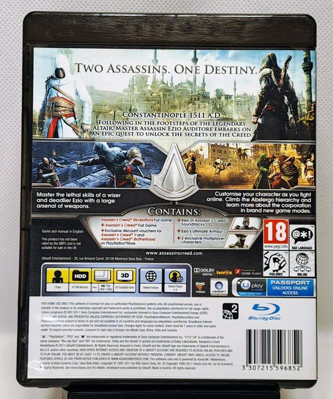 Assassin's Creed Revelations - Sony PlayStation 3 / PS3 Game and Soundtrack