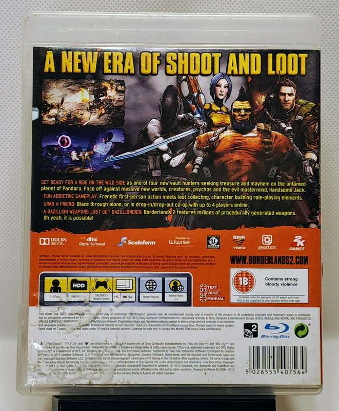Borderlands 2 - Sony PlayStation 3 / PS3 Game