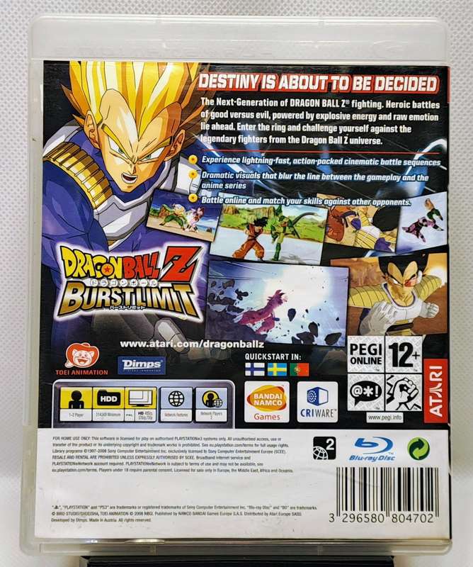 Dragon Ball Z Burst Limit - Sony PlayStation 3 / PS3 Game