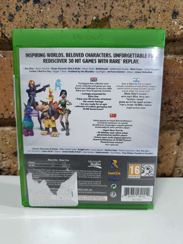 Rare Replay - 30 Hit Games - One Epic Collection - Xbox one