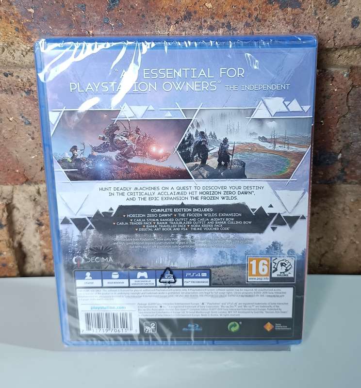 *Late Entry* - Horizon Zero Dawn - Complete Edition - Ps4 (Brand new and factory sealed)