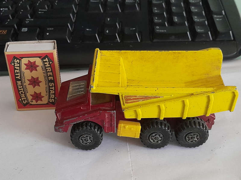 Matchbox Superkings.  Fire Tender and Big Tipper.