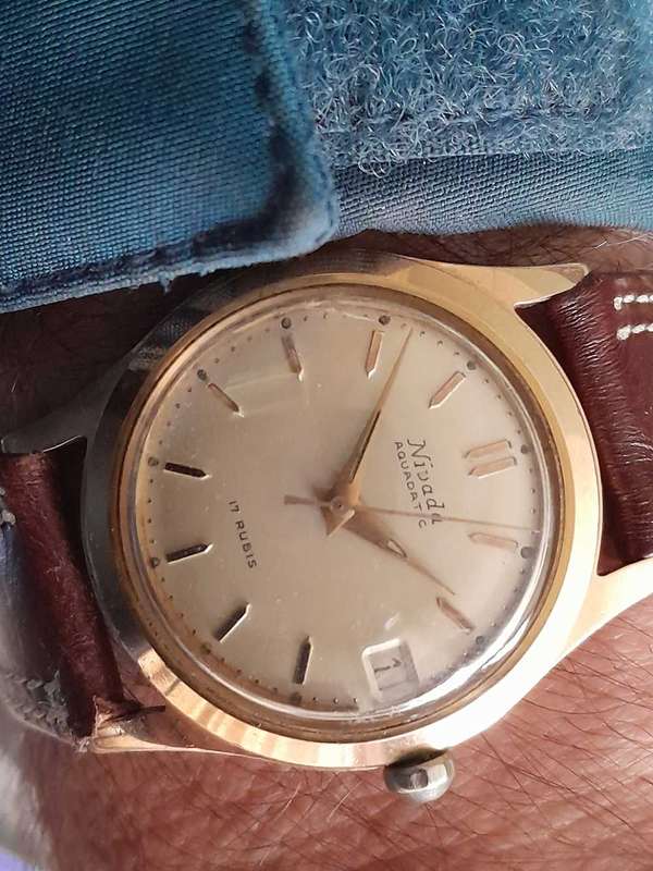 Nivada Aquadatic, automatic, 17 Jewels Swiss AS Movement. Pristine!