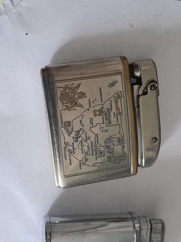 Full vintage pipe and cigarette lighters.benzyne