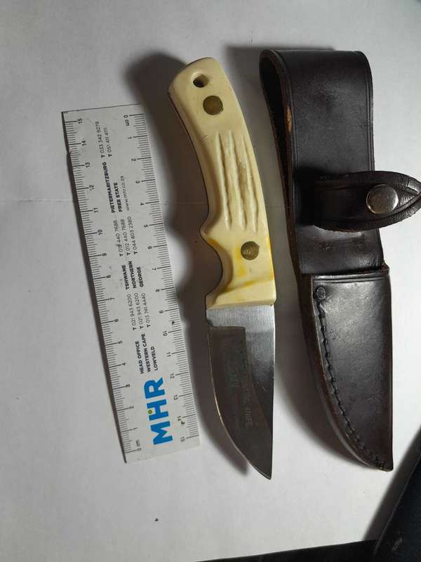 KMV Hunting Knife, made in Japan. New condition.