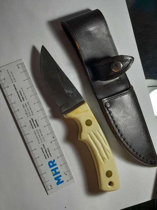 KMV Hunting Knife, made in Japan. New condition.