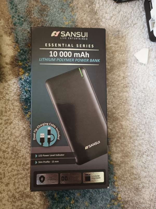 Sansui 10000mAh Lithium Power Bank