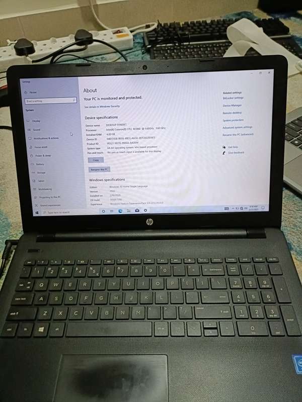 HP Celeron Laptop with 4GB RAM, 120GB Solid Sate Drive