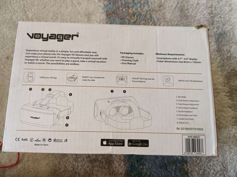 Voyager Virtual Reality VR Glasses