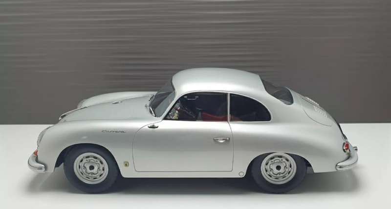 Porsche 356 A Coupe silver 1:12 PremiumClassiXXs
