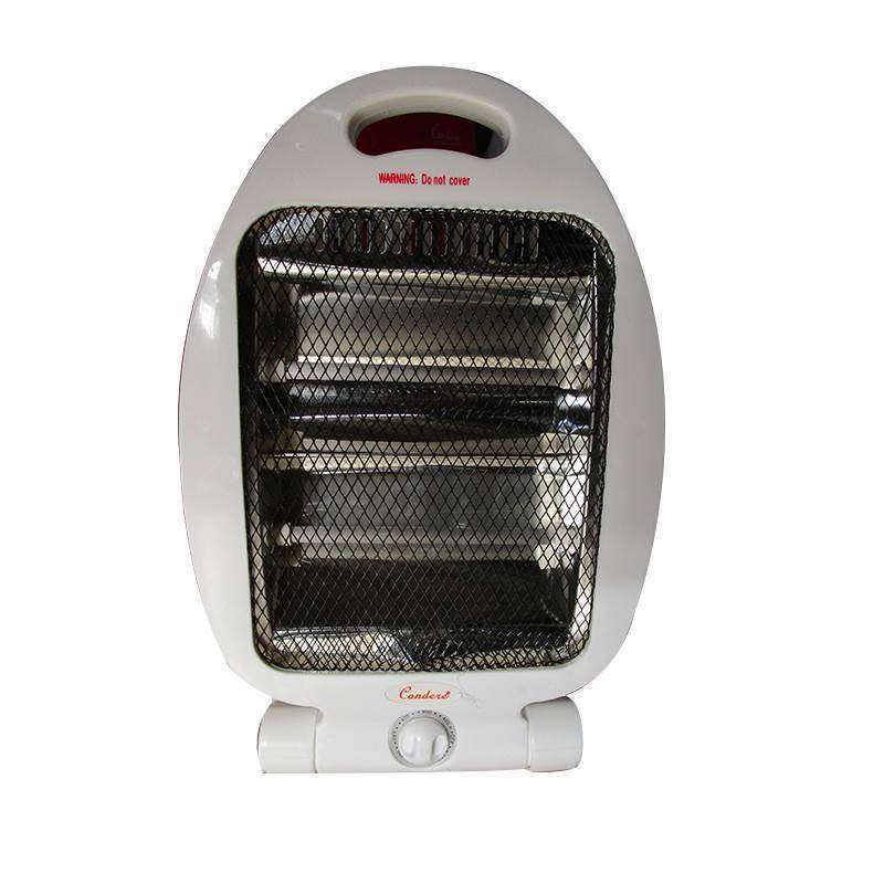 Condere 800W Electric Quartz Heater, 2 Heat Settings, 2 Quartz Tubes, Safety tip-over switch