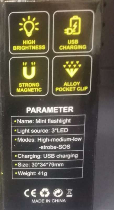 3 Eyed Monster Strong Magnetic Powerful Rechargeable Flashlight, 5 Modes, Waterproof, Last 1 left
