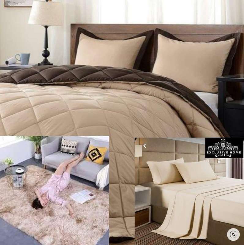 Large Luxury 10Pc Reversible Comforter Combo, Queen Size, also available in Double size