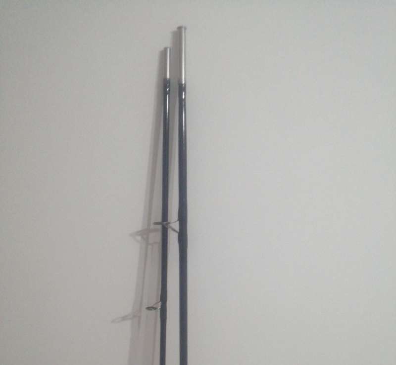 10Ft Fishing Rod, 2 Piece, Black