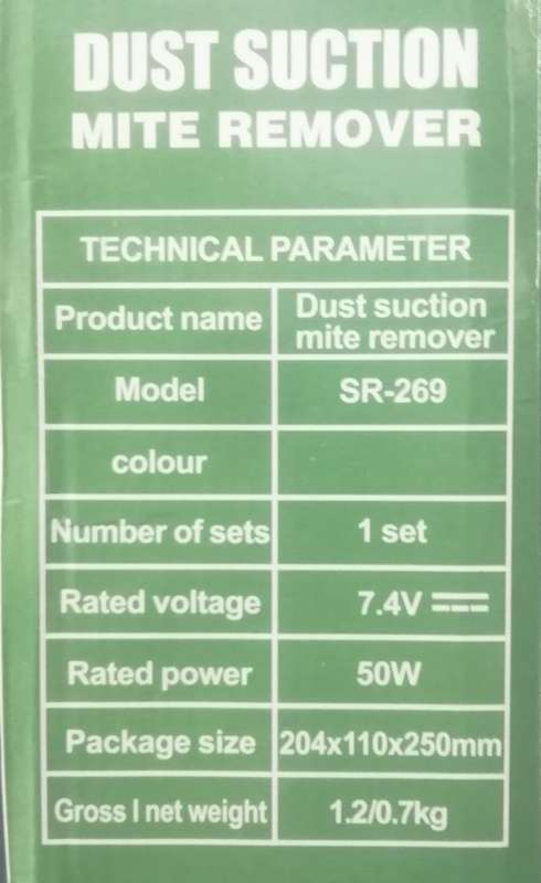 UV Light Dust Mite Removal Deep Cleaning Machine - 10,000pa