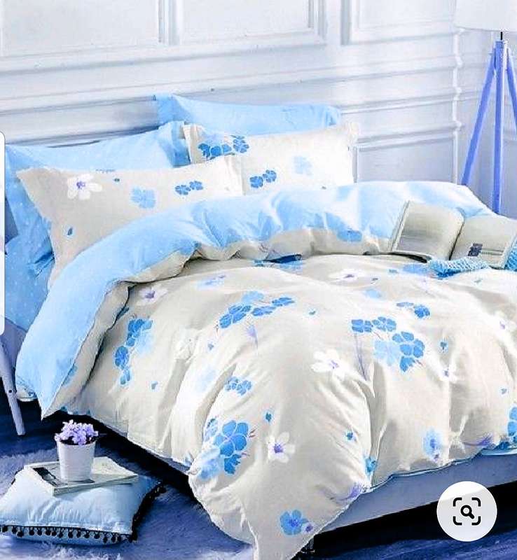 3pc King Cotton duvet cover set, includes 2 standard pillow cases, and 1 duvet cover (cotton)