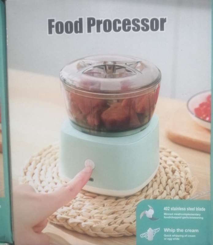 Compact USB-Powered Food Processor / Chopper, Whipper, Portable Multifunctional USB Garlic Chopper