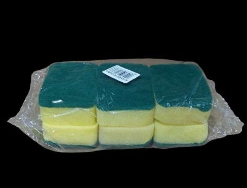 6 Pack Scouring Sponges