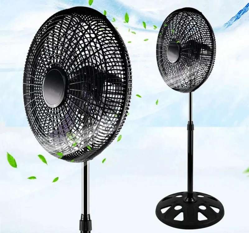 Combo 2 x high speed stand fans 18 inch electric pedestal fans, 2 in a box