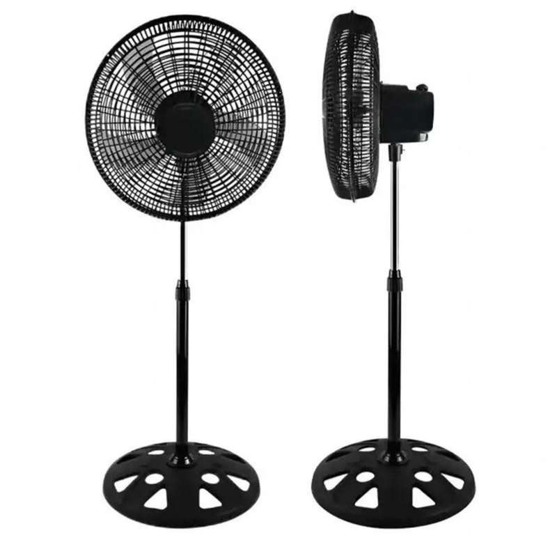 Combo 2 x high speed stand fans 18 inch electric pedestal fans, 2 in a box