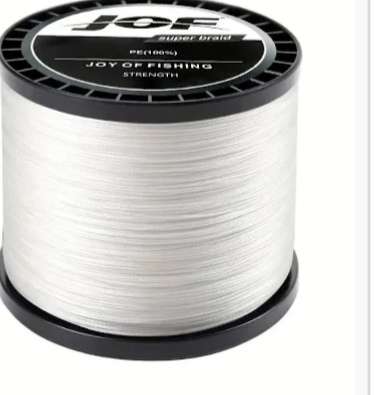 JOF Super braid fishing line 100m PE 100%, different colors and sizes (5.0 or 6.0) available