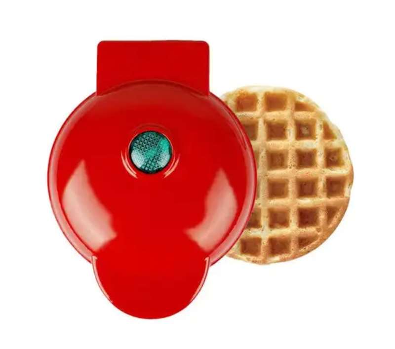 Mini Waffle Maker Non Stick Pan Pancake Cake Breakfast Making Machine 350W