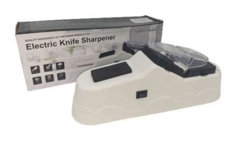 Electric Knife Sharpener, with Protective Cover , The 1st Cold Grinding Technology, Last 1 Left