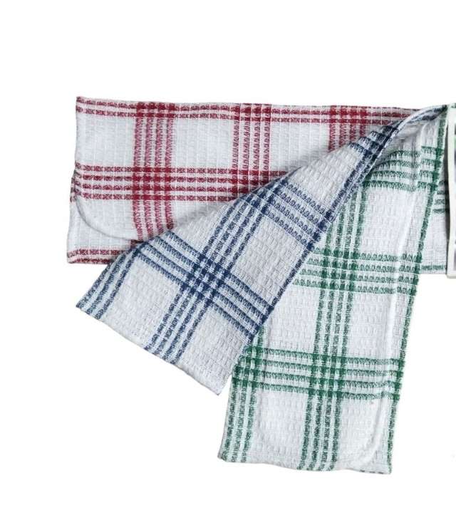 3 Pack kitchen cleaning towels 30cm x 30cm, premium quality, absorb water quickly, quick drying