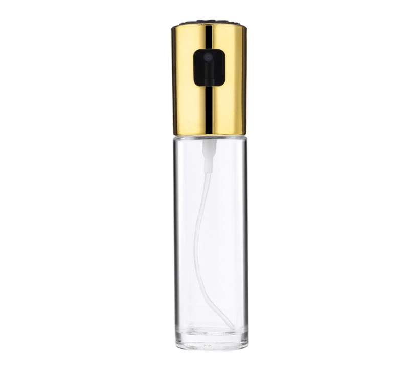 100ml Oil/Liquid Stainless Steel Spray Bottle, Borosilicate Glass (Rosegold, Space Silver, Gold)