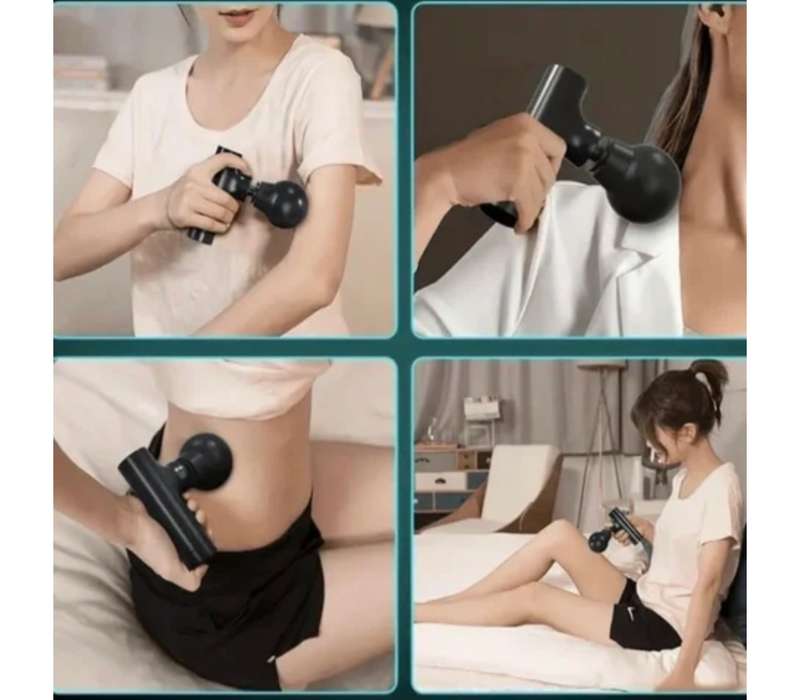 3 Speeds deep tissue muscle massager gun, for body relaxation, rechargeable