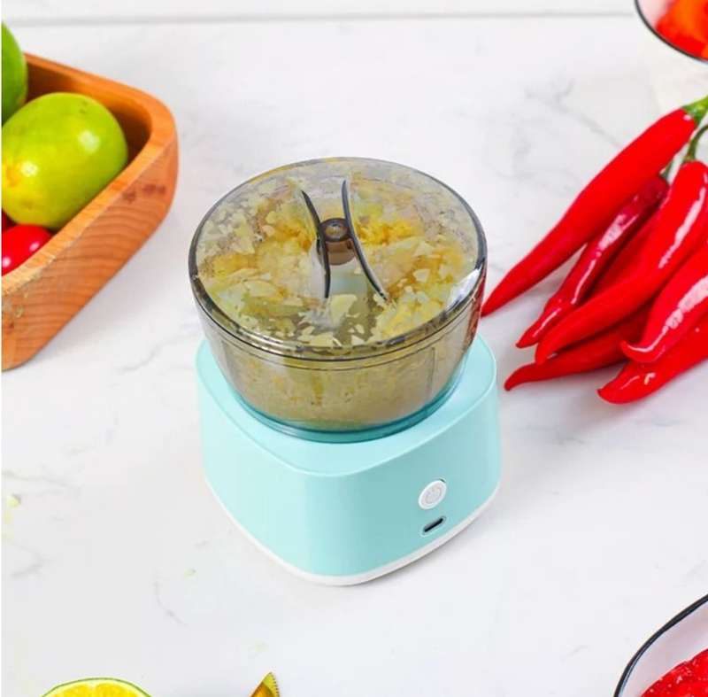 Compact USB-Powered Food Processor / Chopper, Whipper, Portable Multifunctional USB Garlic Chopper