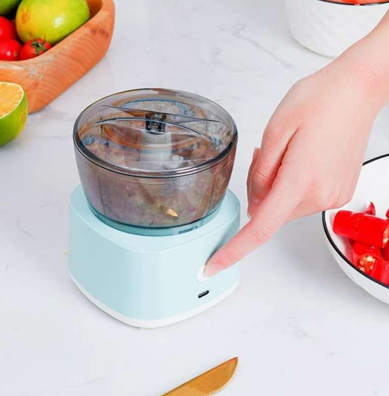 Compact USB-Powered Food Processor / Chopper, Whipper, Portable Multifunctional USB Garlic Chopper